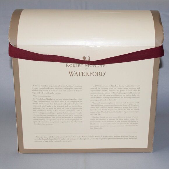 Robert Mondavi Waterford Crystal Wine Glasses | Waterford Crystal - Picture 7 of 9